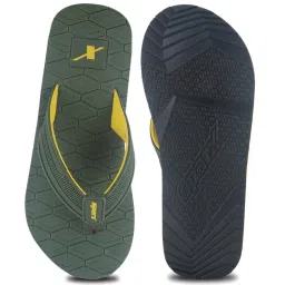 Sparx Men's Olive Flip Flops image 3