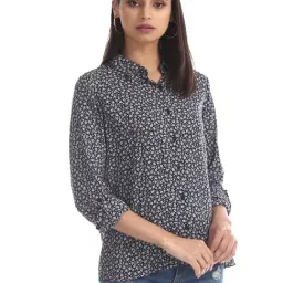 U.S. Polo Assn. Black Printed Shirt-image-45