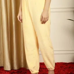 TAG 7 Yellow Woolen Lounge Pants image 3