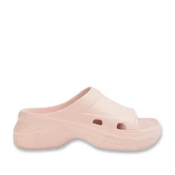 Ginger by Lifestyle Women's Pink Slides image 2