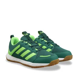 Adidas Men's Indoor Smol Green Indoor Court Shoes image 2