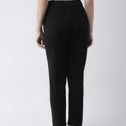 KASSUALLY Black Relaxed Fit Trousers image 2