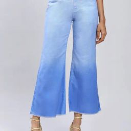 Label Ritu Kumar Light Blue Relaxed Fit Mid Rise Jeans-picture-28