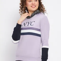 Duke Lavender Graphic Print Hoodie image 3