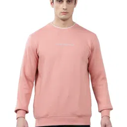 Cantabil Pink Fleece Regular Fit Sweatshirt-image-16