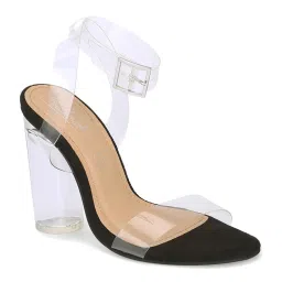 Truffle Collection Women's Black Ankle Strap Sandals image 3