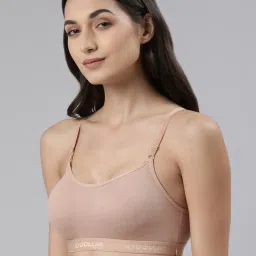 Dollar Missy Beige Cotton Seamless Bra image 3
