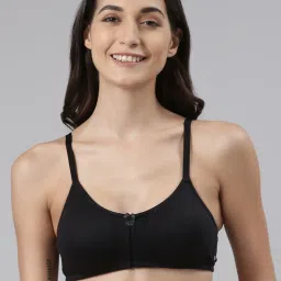 Dollar Missy Black & White Cotton Full Coverage Bra - Pack Of 2 image 3