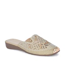 Clog London Women's Golden Mule Shoes image 3