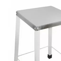 JE HOSPI 255 mm x 255 mm x 470 mm CRCA Attendant Stool with SS Top JHE-RS073 image 3