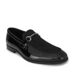 Louis Philippe Men's Black Formal Loafers image 2
