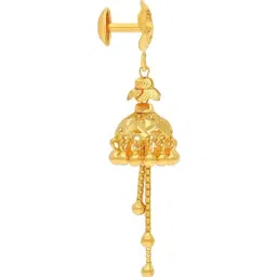 Malabar Gold and Diamonds 22k (916) Yellow Gold Earrings for Women image 2