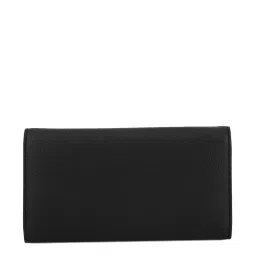 Fastrack Black Solid Tri-Fold Wallet for Women image 3