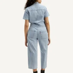 Levi's Indigo Blue Cotton Regular Fit Jumpsuits image 2