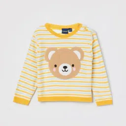 Juniors by Lifestyle Baby Boys Yellow Regular Fit Coordinate Set image 3