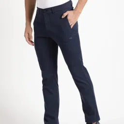 Wildcraft Navy Cotton Regular Fit Trackpants image 3