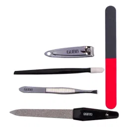 GUBB Manicure Kit - Nail Clipper, Nail Filer, Nail Buffer, Cuticle Remover & Flat Tweezer-picture-11