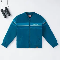 Ed-a-Mamma Kids Blue Striped  Jacket-picture-31