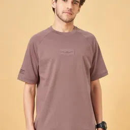 Street 808 By Pantaloons Twilight Mauve Boxy Fit T-Shirt-picture-33