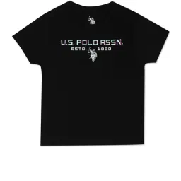 U.S. Polo Assn. Boys Black Printed T-Shirt-image-35