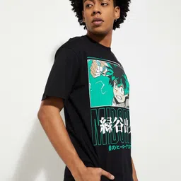 max Men Printed V-Neck Pockets T-shirt image 2