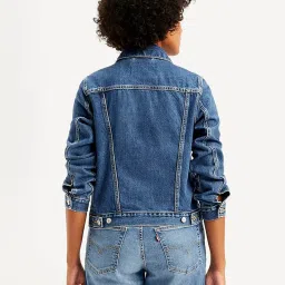 Levi's Women's Blue Spread Collar Jacket image 2