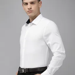 The Bear House White Slim Fit Cotton Shirt image 3