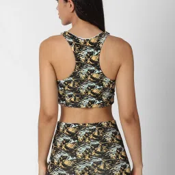Forever 21 Black Printed Sports Bra image 2