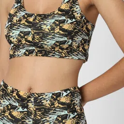 Forever 21 Black Printed Sports Bra image 3