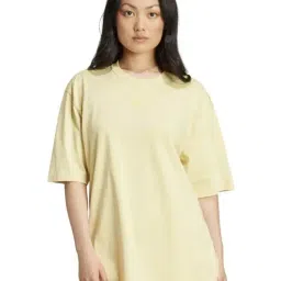 Adidas Originals Yellow Cotton Relaxed Fit T-Shirt-picture-30