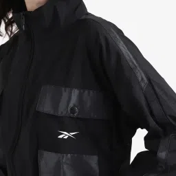 Reebok Black MYT Woven Training Jacket image 5