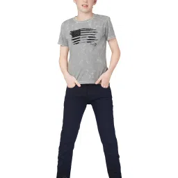 Gini & Jony Kids Black Solid Jeans image 3