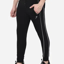 FUAARK Black Regular Fit Sports Joggers image 3