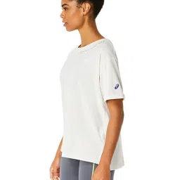 Asics Training Core Relaxed Graphic Cream T-Shirt image 3