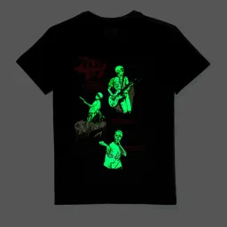Gini & Jony Kids Black Printed T-Shirt image 3