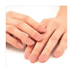 Lakme 9to5 Primer + Gloss Nail Color Candy Peach - 6 gm image 2