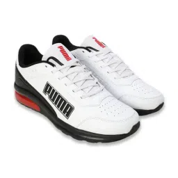 Puma Men's Electron White & Black Casual Sneakers image 5