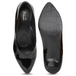 Inc.5 Women's Black Casual Pumps image 3