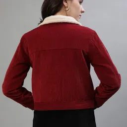 Iconic Red Regular Fit Jacket image 2