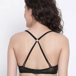 Clovia Black Non Wired Non Padded Full Coverage Bra image 2