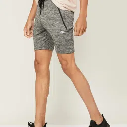 KAPPA Black Regular Fit Self Pattern Shorts image 3