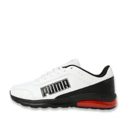 Puma Men's Electron White & Black Casual Sneakers image 2