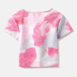 United Colors of Benetton Girls Multicolor Printed T-Shirt image 2