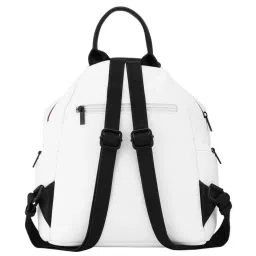 Fastrack SS23 Optic White Solid Medium Backpack image 3