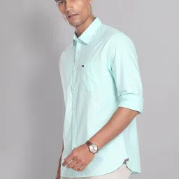 AD by Arvind Aqua Slim Fit Shirt image 3