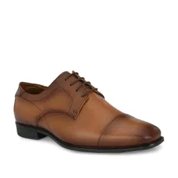 San Frissco Men's Tan Derby Shoes image 3