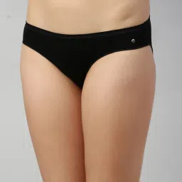 Enamor Black & Beige Hipster Panties - Pack Of 2 image 3