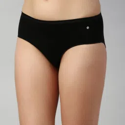 Enamor Black & Beige Bikini Panties - Pack Of 2 image 3