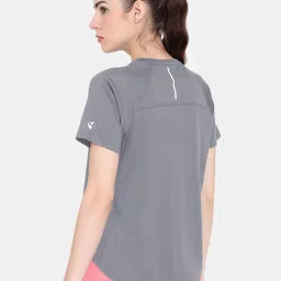 Zelocity by Zivame Grey T-Shirt image 2