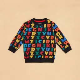 Pantaloons Baby Multicolor Cotton Printed Full Sleeves Sweatshirt image 3